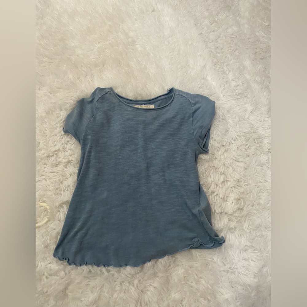 blue free people top